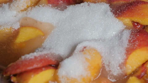 Making jam from sweet peach Stock Footage 156885636