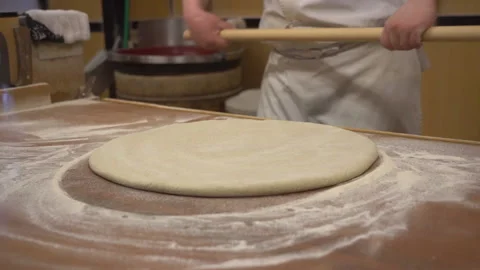 Making Japanese "SOBA" Noodle Stock-Footage 135036034