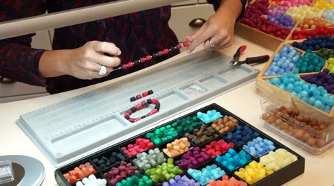 Making jewelry Stock Footage 39997280