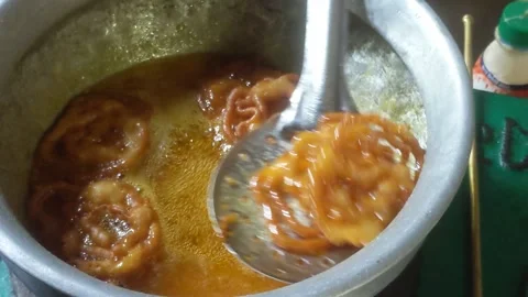 Making jilapi 库存影片 181100811