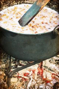 Making lard outood Stock Photos