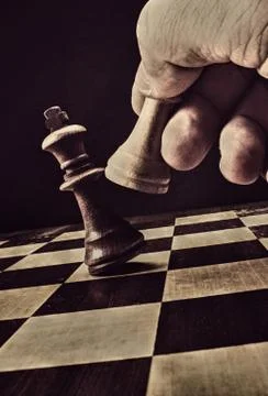 Making the last move Stock Photos