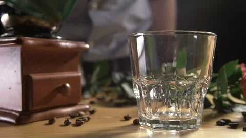 Making latte art coffee Video stock 88186735