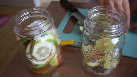 Making lime jam Stock Footage 136472306