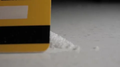 Making Lines Of Cocaine Stock Footage 220084898
