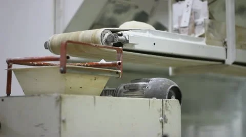 Making a loaf of bread Stock Footage 12649724