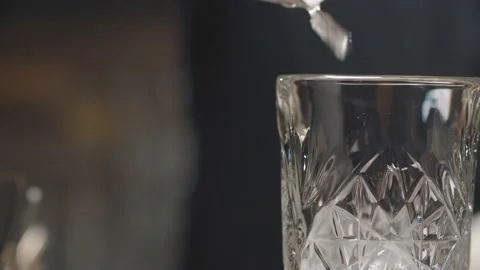 Making a Long Island Ice Tea Cocktail Stock Footage 131177139
