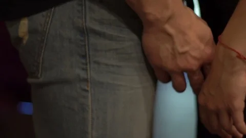 Making Love On The Table Stock Footage