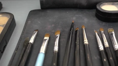 Making of make-up Stock Footage 37120447