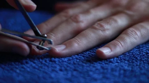 Making manicure Stock Footage 63456430
