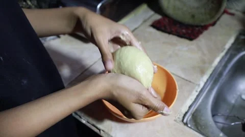 Making Martabak Egg Stock Footage 292191365