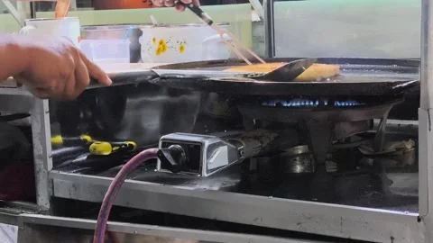 Making Martabak Stock Footage 278576904