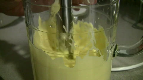 Making mayonnaise Stock Footage 353531