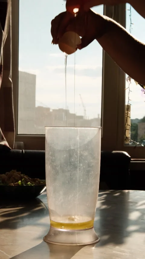 Making mayonnaise Stock Footage 155080287