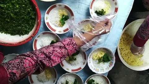 Making meatballs Video stock 170038446