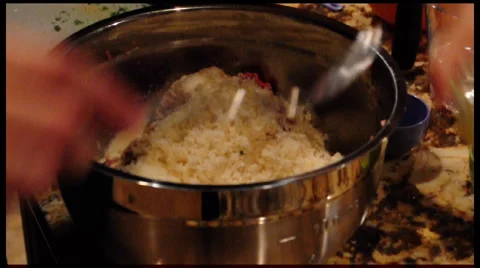 Making Meatloaf 動画素材 1000491