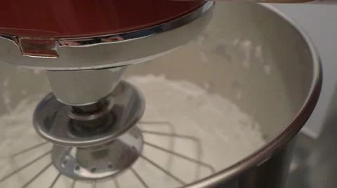Making meringue mousse Stock Footage 62810773