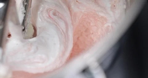 Making Meringue Mousse for macarons Stock Footage 101742747