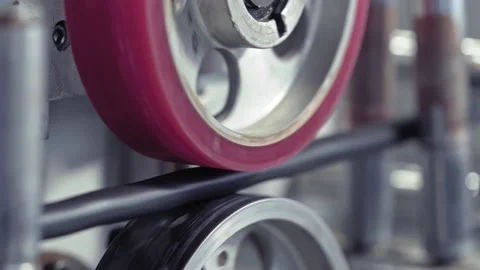 Making of metal cable on factory Video stock 137639812
