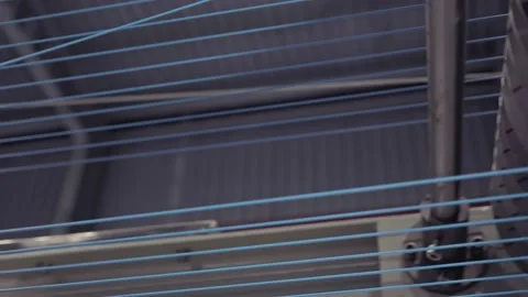 Making of metal cable on factory Stock Footage 144615536