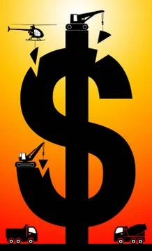 Making money Stock Illustration