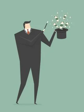 Making Money Stock Illustration