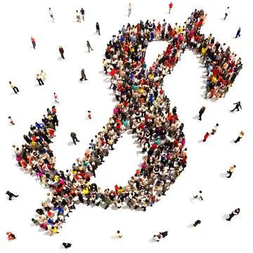 Making money Stock Illustration