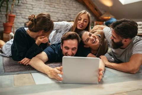 Making the most of their weekend Stock Photos