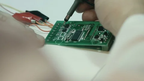 Making of a motherboard Stock Footage 71116382