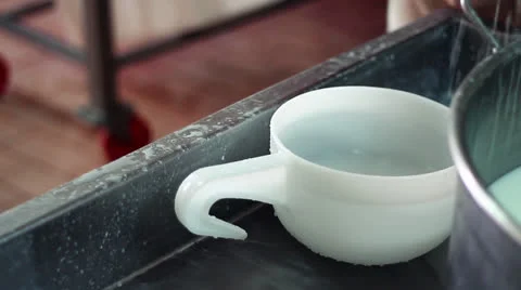 MAKING MOZZARELLA CHEESE 08 Stock Footage 26764634