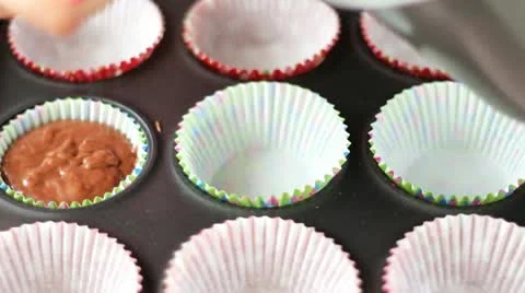 Making muffins Stock Footage 20621410