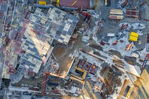 Making a new building Stock Photos