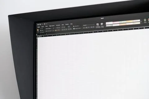 Making new document  in Microsoft Excel Stock Photos
