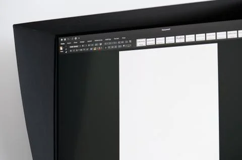 Making new document in Microsoft Word Fotos de archivo