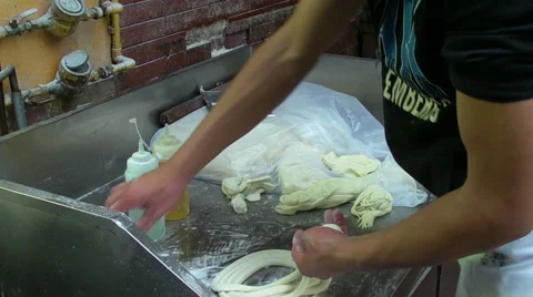 Making noodles Stock Footage 65504781