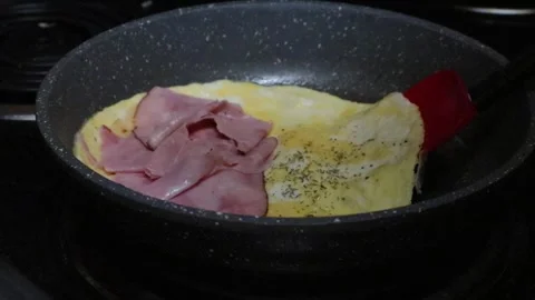 Making Omelette Stock Footage 277535158