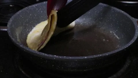 Making Omelette Stock Footage 277535160