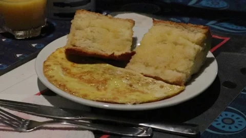 Making Omelette Stock Footage 277535169