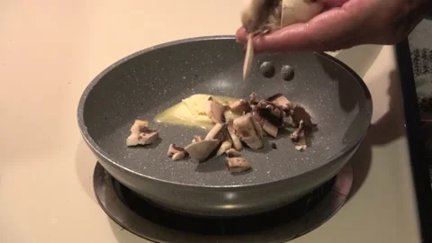 Making an Omlette Stock Footage 207517300