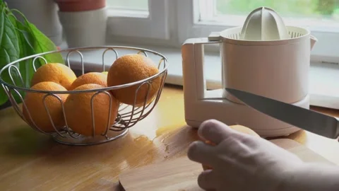 Making orange juice Stock Footage 154942021