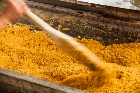 Making panela Stock Photos