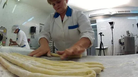 Making pasta Stock Footage 20540292