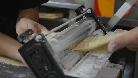 Making pasta Stock Footage 82082235