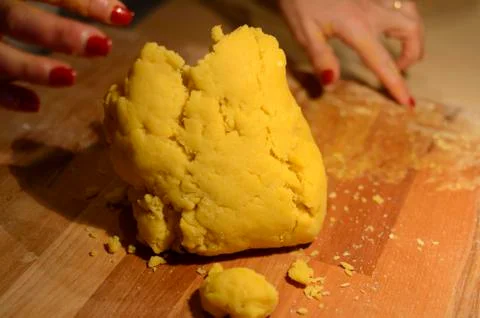 Making pasta 스톡 사진