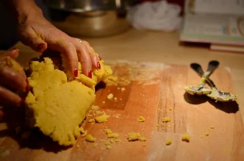 Making pasta 写真素材