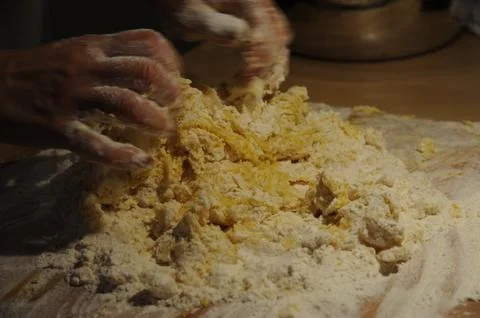 Making Pasta 写真素材