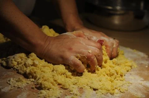 Making Pasta 스톡 사진