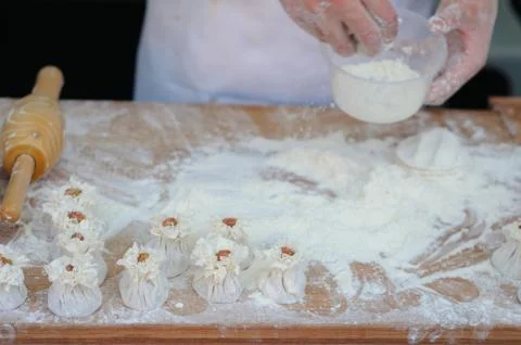 Making Pastries Stock Photos