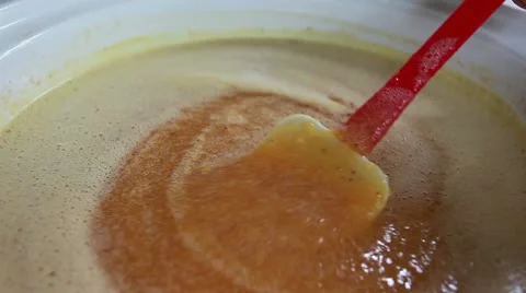 Making peach butter Stock Footage 12169918