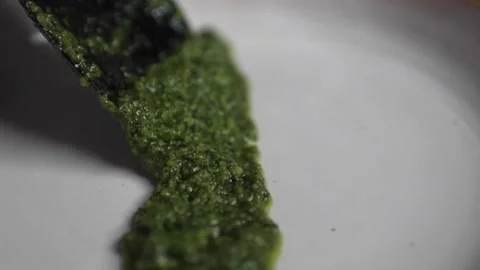 Making Pesto In the Kitchen Vídeos de archivo 149009690